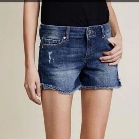 DL1961 Karlie Boyfriend Denim Jean Shorts size 34 - Picture 1 of 10